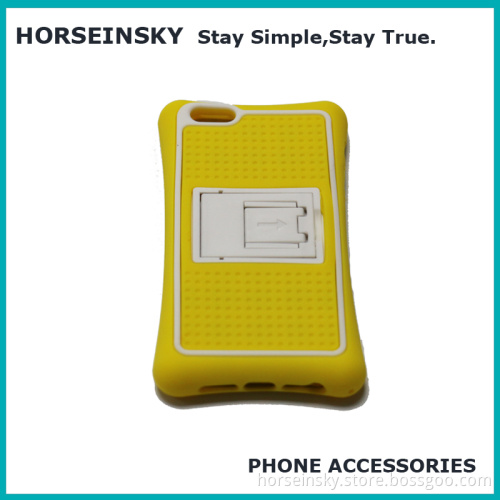 2017 new silicone shockproof kickstand customized mobile phone case for iphone 7 case